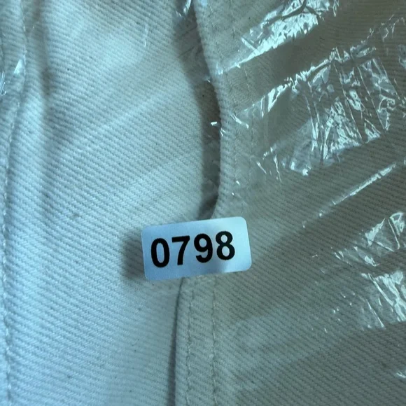 NWT Boden Cropped Flare High-Rise Jeans Cream Size 18 US - Picture 14 of 14